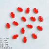 Ceramic Loose Beads Chinese Red Beads Handmade DIY Necklace Loose Beads Accessories