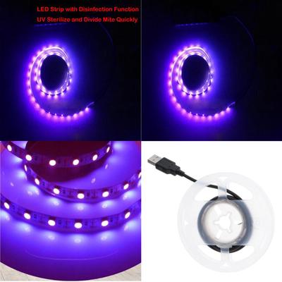 DC5V UV Ultraviolet Purple LED Strip Lights Lamp USB Powered_2m