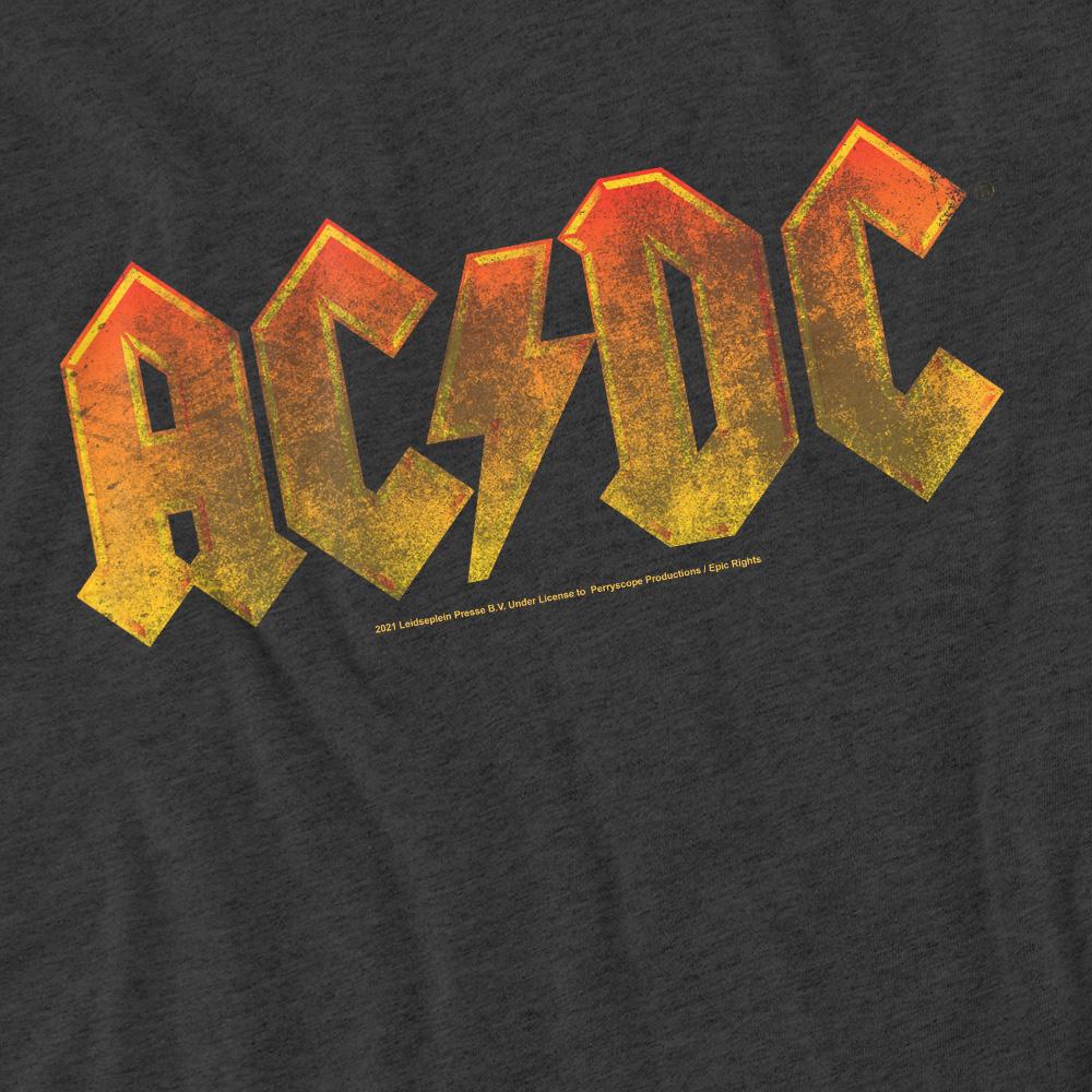 AC/DC Unisex Adult Gradient Logo T-Shirt