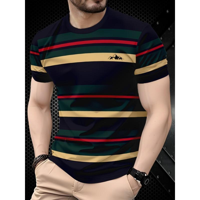Мужская Классическая Модная 3D Крутая Цифровая Печать Футболка - Повседневная Спортивная S