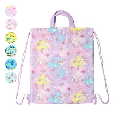 [Roupas infantis] Kids Foret (Floresta Infantil) Mochila/mochila com estampa de unicórnio, dinossauro, carro e morango B11604