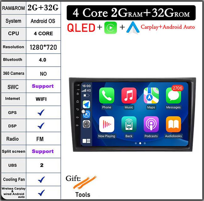 Navigation GPS HD Screen For Volvo XC90 2004 -2014 Android 14 WiFi Car Video Multimedia Player Bluetooth Head Unit