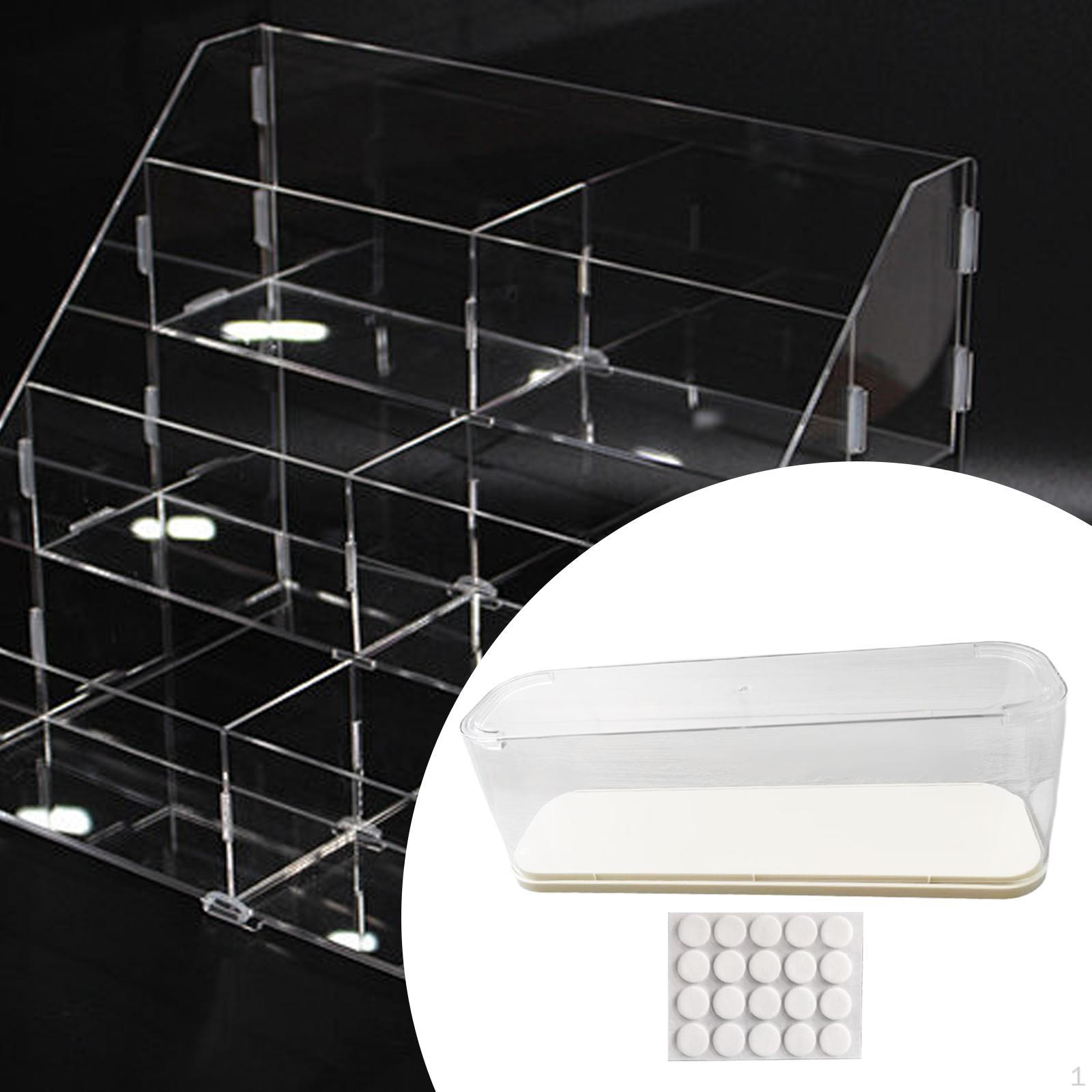 

Figures Display Case ,Clear ,Protective ,Dustproof Transparent Desktop Organizer Doll Storage Box бежевий