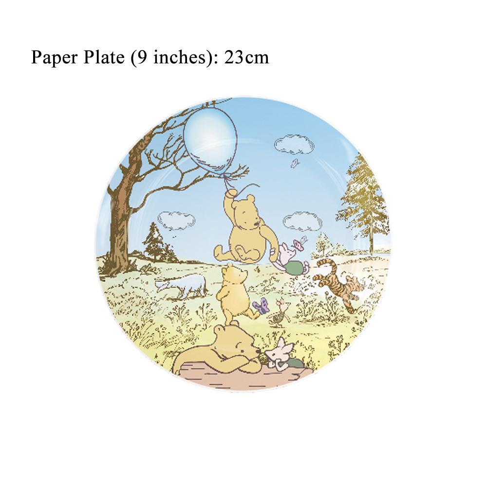 Vintage Winnie The Pooh Party Supplies Include Plates Napkins Cups A Tablecloth