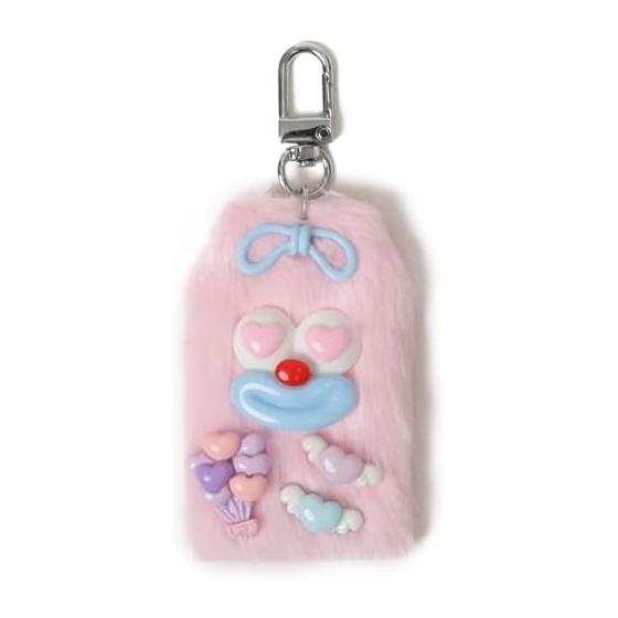 [Wego] Mini Monster Plush Toy Keychain Cute School Gift Favorite Women s