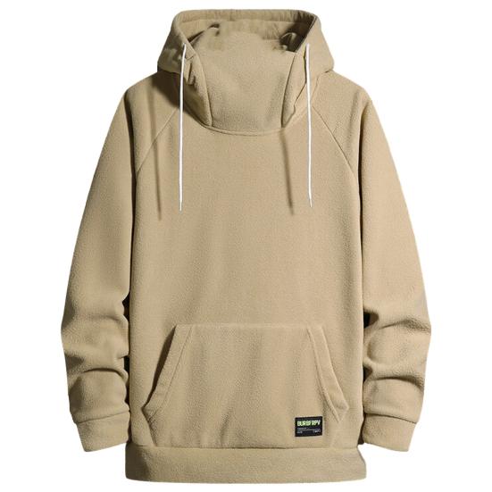 

Толстовка с капюшоном, тепловой пуловер, износостойкая осенняя толстовка больших размеров для повседневного ношения XL хаки