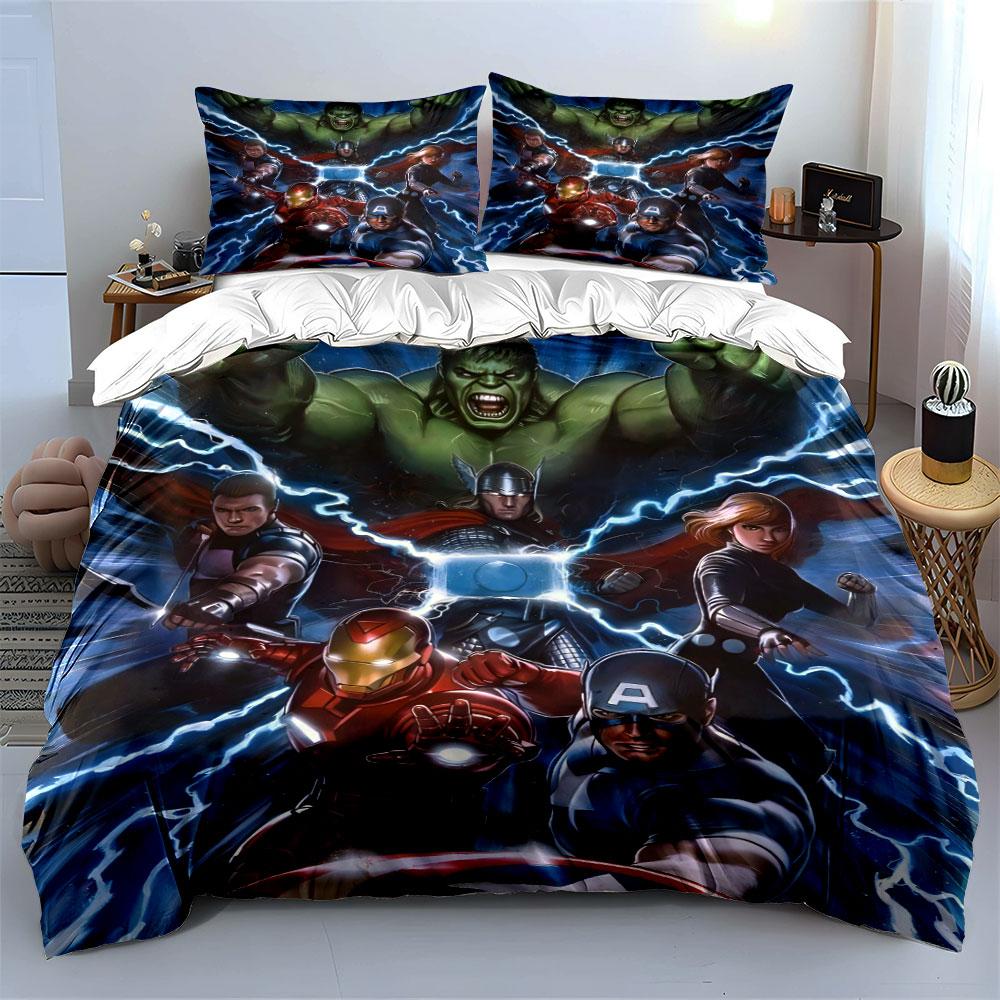 Superheroes and Lightning Bolts. Bedding Sets Duvet Cover Sets Duvet Covers Pillowcases(1 * Duvet Cover 2 * Pillowcases Without Duvet Insert)