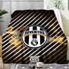 1 Stück Juventus Fußballclub Aufdruck Weiche Flanelldecke Überwurf für Schlafzimmer Wohnzimmer Sofa Camping Reise Fan Geschenke Weihnachtsgeschenke