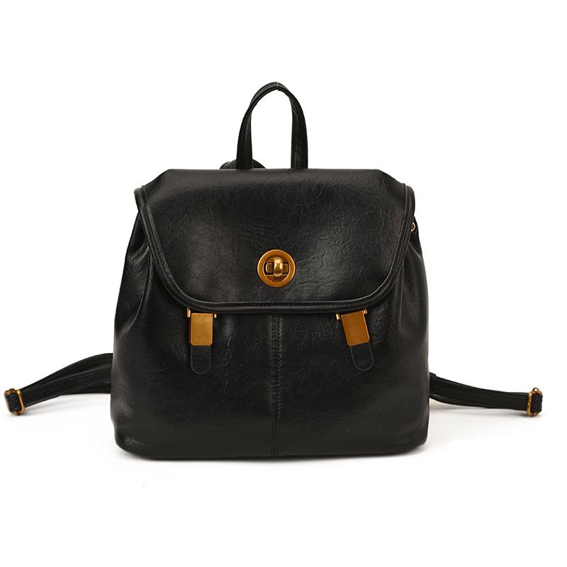 Retro fashion backpack new simple Korean version ins this year s season popular college style niche backpack 2890₽