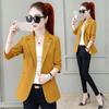 Women's Spring and Autumn Solid Colour Short Small Suit Jacket Suit Formal Wear Lapel Coat