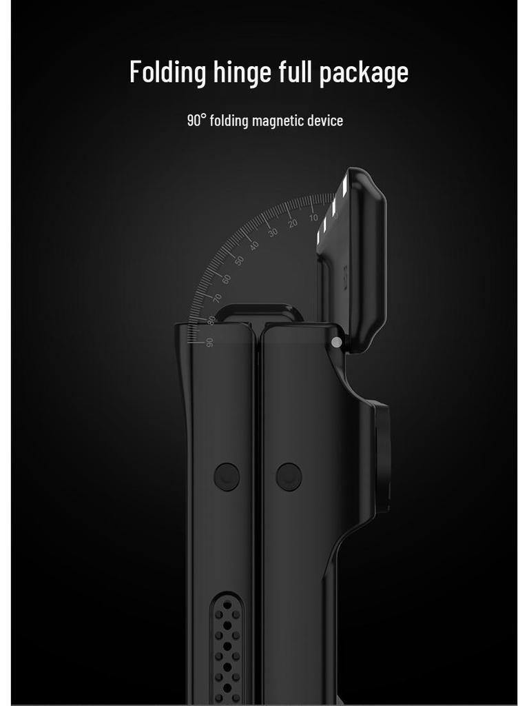 Samsung Z Fold6 Magnetic Foldable Phone Case with Gear Shifting Hinge and Integrated Pen Slot