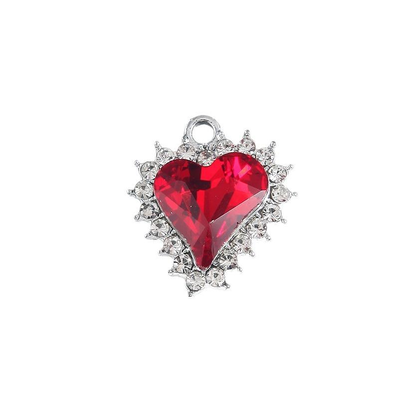 Taoxin Crystal Gemstone Pendant Electroplating Simple Fashion Jewelry Accessories DIY Necklace Pendant Alloy Jewelry