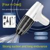 Car Mounted Vacuum Cleaner, Wireless Charging Model, Handheld Household Four In One Small Large Suction Dust Collector, Desktop Cleaner
