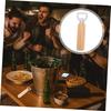 Multi-function Beer Bottle Opener Sturdy Stainless Steel Wooden Handle Easy to Use Ideal for Home Bar Travel