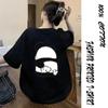 Women's Short Sleeve T-Shirt Summer Fashion Panda Printing Cotton T-Shirt Casual Loose Design Tops Kawaii Kpop Japanese Y2k