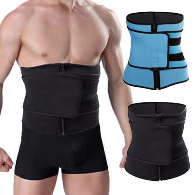 Erkekler Vücut Şekillendirici Zayıflama Kemeri Egzersiz Düzeltici Shapewear Bel Eğitmen Cincher Modelleme Sapanlar Spor Salonu Fitness Ekipmanları Spor Kuşak Sauna Ter Brülör