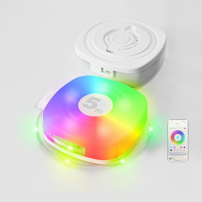 

Светодиодная лампа для кемпинга Atmosphere длиной 5 м, водонепроницаемая, пригодная для вторичной переработки, уличная лампа для украшения сада и палатки белый