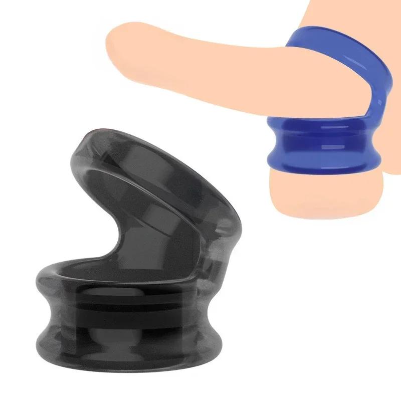 Cock Ring Penis Enlargement Sex Toys For Man Gay Delay Ejeculation Adult Supplies TPE Dick Ring Male Masturbator Sex Shop 18+