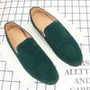 Men's new trend one-pedal youth British height-increasing trendy shoes soft-soled Doudou shoes casual leathershoes
