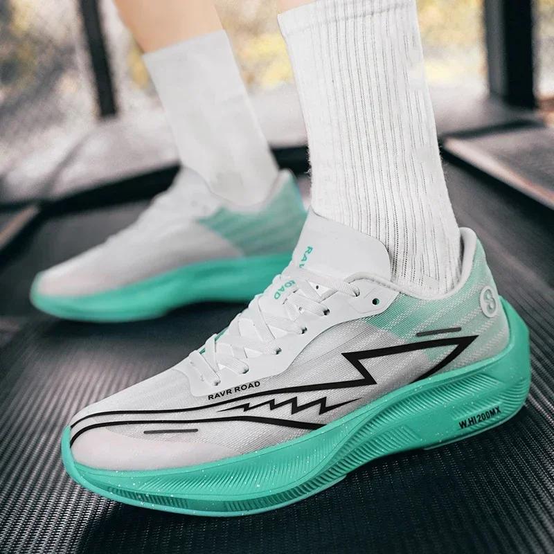 Running Shoes Man Light Hard-wearing Sneaker Professional Training Shoes Premium Quality Full Plate Cushioned Palm Carbon