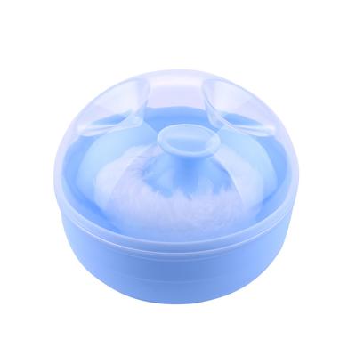 Baby Puff Kutulu Winceyette Puff No Epilasyon Vücut Pudrası Kutu Konteyner