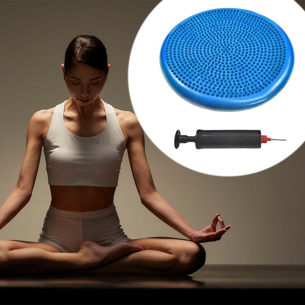 Balance Mat Flat Pad Thickened Wobble Cushion Disc Yoga Stability for Adults Sports