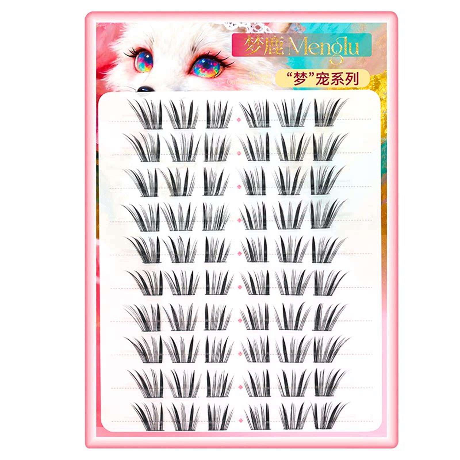 Chinese Style False Eyelashes Lightweight Comfortable Natural Curl Eyelashes 10-13
