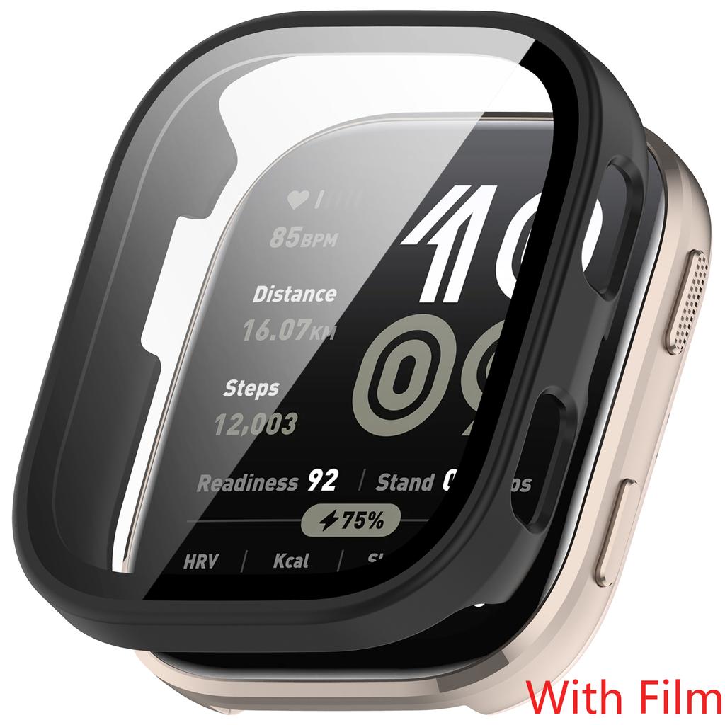 Pouzdro na PC + Sklo pro Amazfit Bip 6 Ochranná fólie proti poškrábání Nárazník Tvrzené sklo Kryt chrániče obrazovky pro Amazfit Bip6 Příslušenství