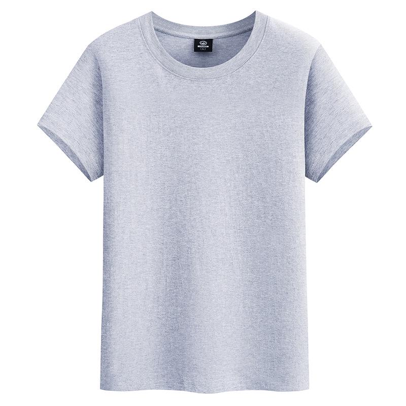 Camiseta de Manga Corta para Hombre Talla Grande Blanco Puro Verano 2025, Lisa, Estilo Juvenil