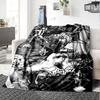 Gaga Print Flannel Blanket High Quality Warm Comfortable Cover for All Seasons Perfect for Gifts Home Decor