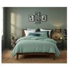 Washed Cotton Bedding Set 260 X 240 Cm Linette Sage