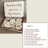 Unique Friendship Gift: Decorative Wood Chips with Custom Logo Available