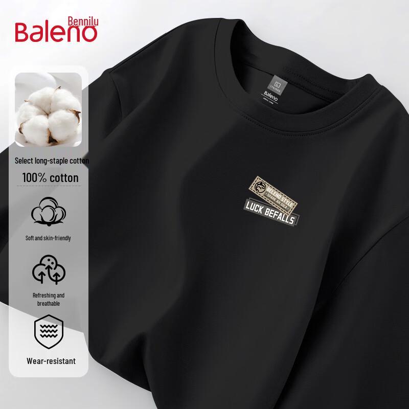 Baleno Men's American Style Loose Fit Cotton T-Shirt