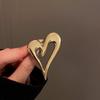 Punk Full Rhinestone Heart-Shaped Brooches for Women Men Exquisite Fashion Suit Corsage Pins Accessories Party Jewelry Gifts