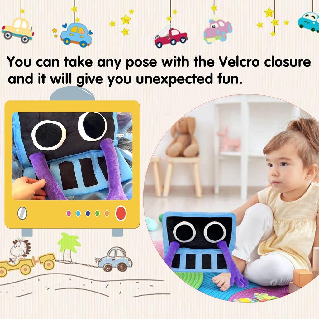 Rainbow Friends Plush Doll, Rainbow Friends Wiki, Horror Game Stuffed Doll, Rainbow Friends Plush Doll Toy for Boys and Girls and Game Lovers