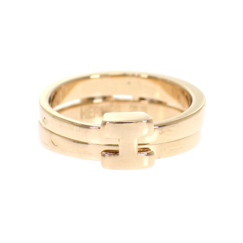HERMES  #10(JP Size)  Ring K18 Gold Women