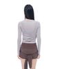 Half Devils Striped Twist Wrap Skirt_Brown