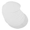 Felt Dish Protection Pad AntiFriction Storage Separator Insulation Mat Food Plate Porcelain Divider(White 48PCS)