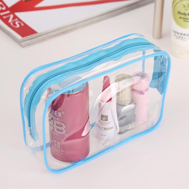 Waterproof Outdoor PVC Travel Makeup Bag with Zipper
