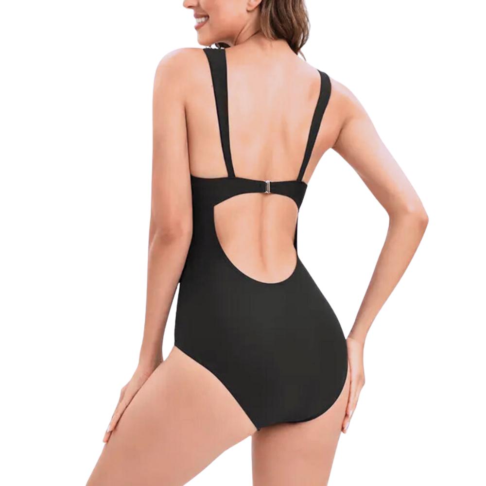 One-piece swimsuit women's black sequins plus size XL One-piece swimsuit women's black sequins plus size S