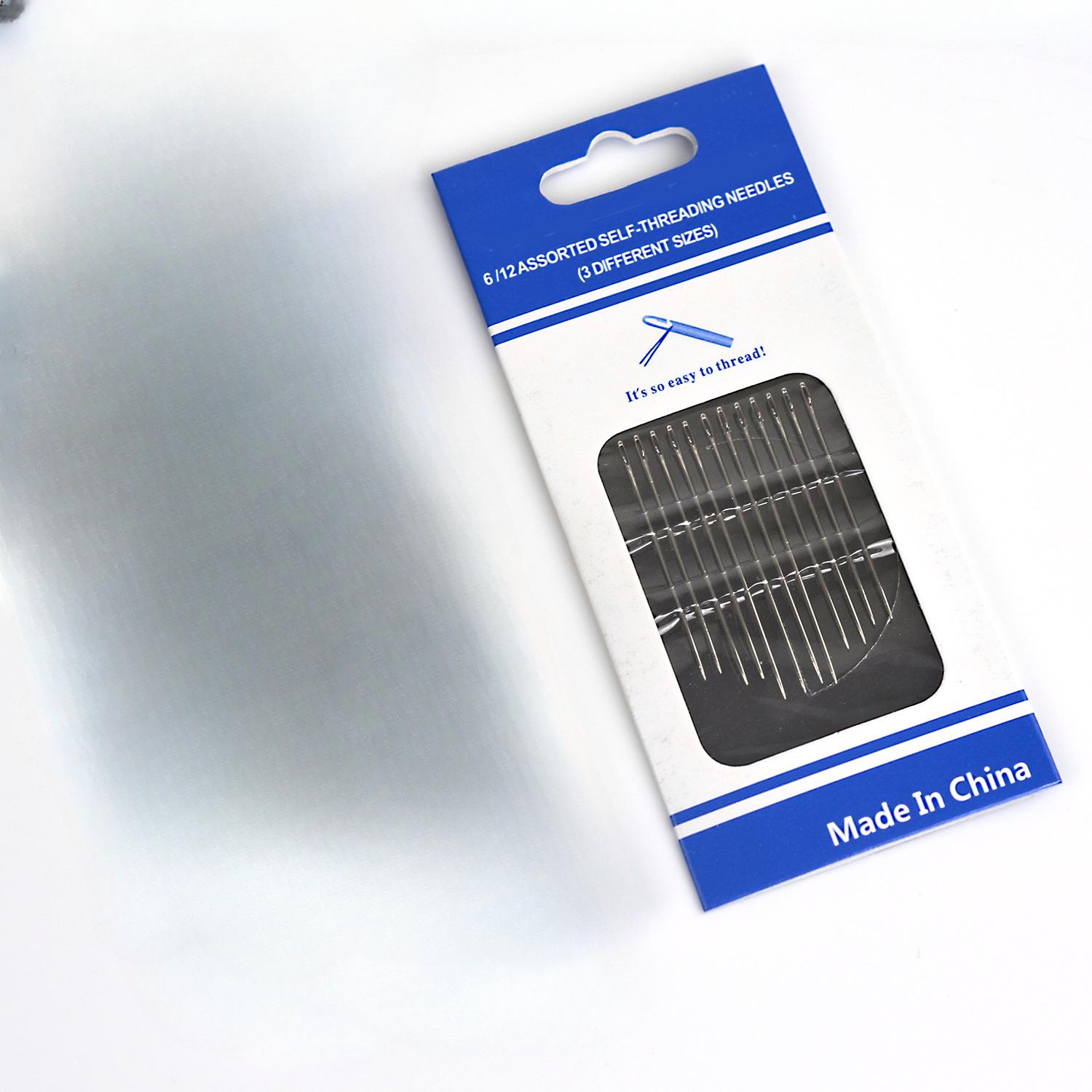 

1 набор, серебристый с отверстием внизу, без иглы, потайная игла, ручной стежок без ниток, игла для вышивания, швейная игла. 12 Pcs серебряный