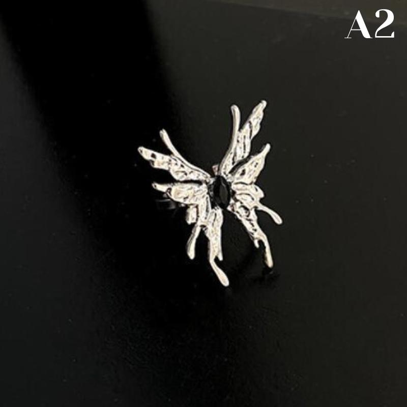 Silver Color Wedding Rings For Women New Trendy Elegant Charming Sparkling A2