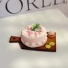 Miniature Birthday Cake Food Model Diy Home Accessories Dollhouse Decoration