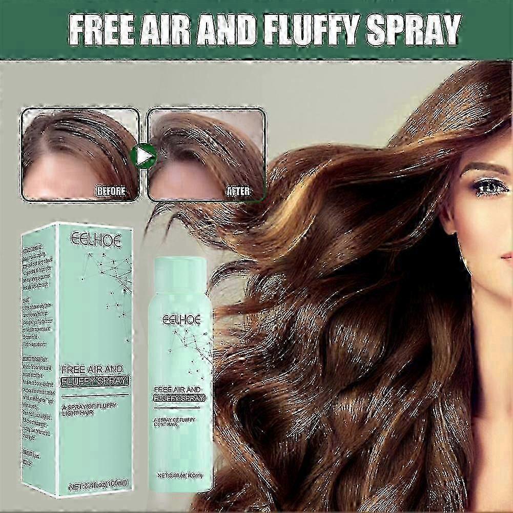 Dry hair spray2Pcs Professional Oil Control No-wash Hair Fluffy Spray Lazy Hair