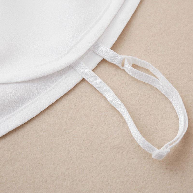 Spitze Falscher Kragen Mode Spitze Blume Elegant Büro Halbe Bluse Falscher Kragen Abnehmbares Chiffon Dickey Bekleidungszubehör