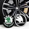 2025 Fierbinte 4 buc 56mm+60mm Capac Centru Jantă Roată Mașină Capac Jantă Embleme Autocolante Pentru Skoda Rapid Octavia A5 RS Kodiaq Fabia A7 2022 Ac