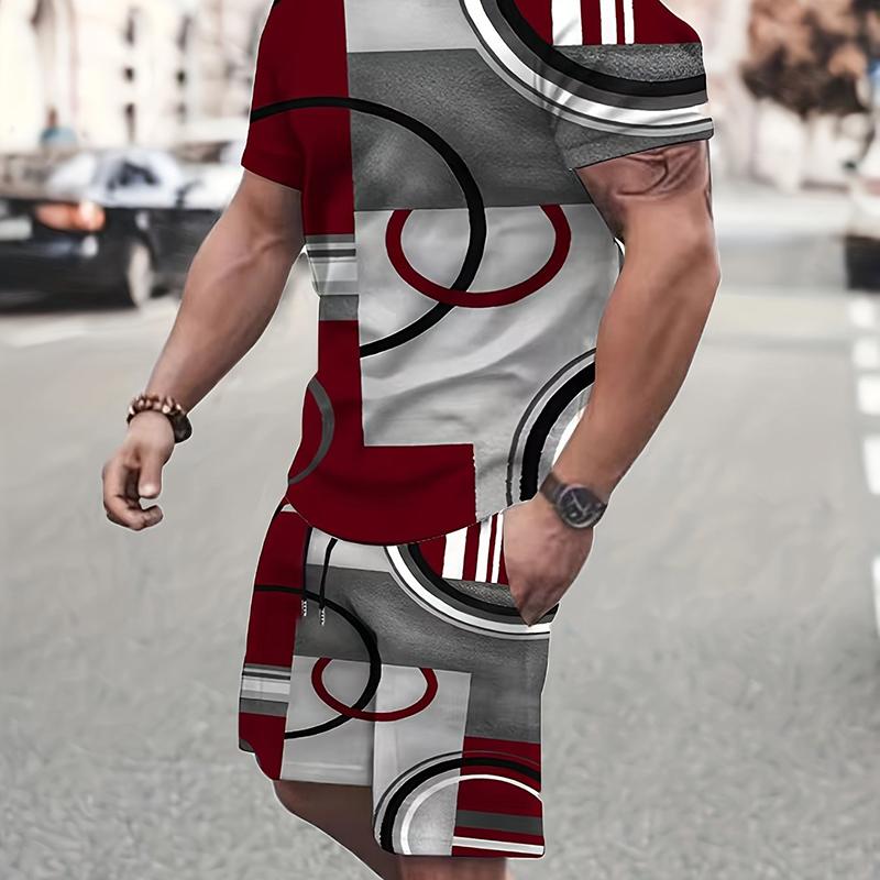 

Мужской повседневный спортивный модный комплект, летние дышащие освежающие шорты для бега и фитнеса, свободные мужские шорты в стиле Y2K с принтом Примечание 6XL