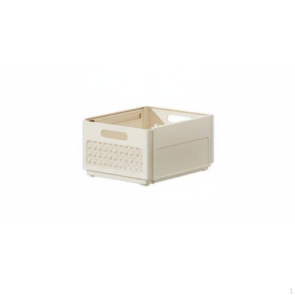 Stackable Pantry Bin Versatile Adjustable Drawer Organizer Easy Assembly Basket for