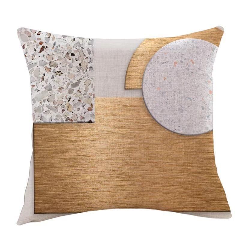 Federa Cuscino Colore Terra Caldo Lusso Moderno Resistente allo Sporco Copricuscino Divano Soggiorno Copricuscino Comodino Federa Cuscino