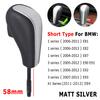 For BMW E39 E46 E53 E60 E61 E63 E64 E83 E81 E82 E87 E90 E91 E92 Original Quality Car Automatic Gear Shift Knob ABS Leather